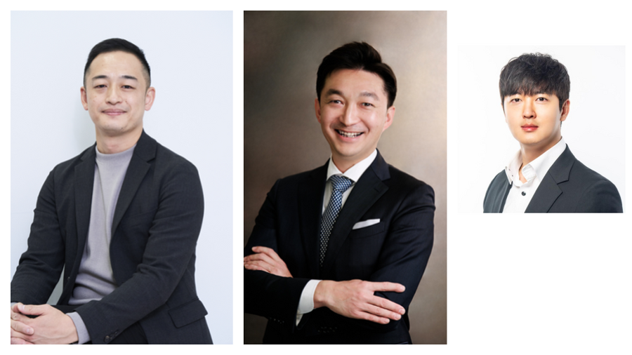 左から：伊部智信氏、永堀真氏、Peter Y. Choe氏