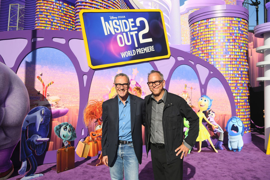 Pete Docter, CCO, Pixar and Jonas Rivera attend the World Premiere of Disney and Pixar's 