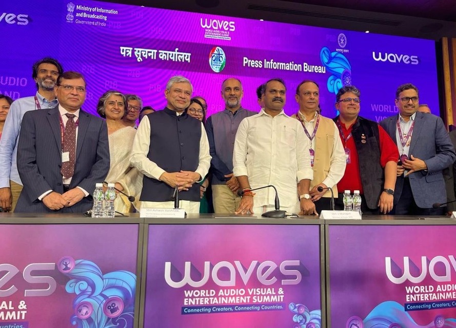 インド「WAVES 2025」、1,600億円超のメディア取引を報告し世界的な映像産業ハブへ躍進