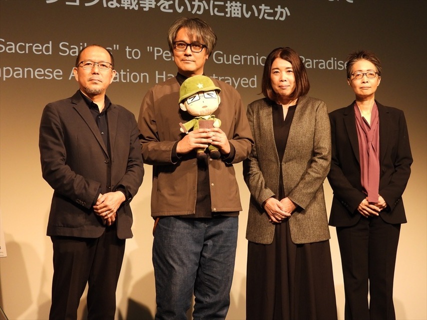 左から：藤津亮太氏、武田一義氏、佐野明子氏、堀ひかり氏