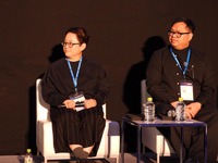 シャンティ・ハーマイン氏（左、クリスチャン・イマヌエル氏（右）