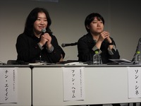 左：ファン・へリム氏、右：ソン・シネ氏