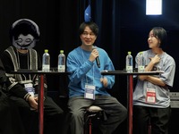 左から、刈谷暢秀氏、プロデューサーの福士裕一郎氏、田口亜有理氏