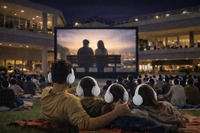 たまプラーザ　テラスでの上映イメージ