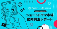 【市場動向】ショートドラマの認知度は9割超、主戦場はTikTok。ガイアックスが最新動向レポートを発表