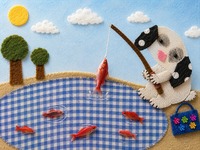 ロンドンキッズの質感絵本作品