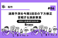 松竹の業績に異変が生じる、今期見通しを営業黒字から赤字に一転【決算から映像業界を読み解く】#86